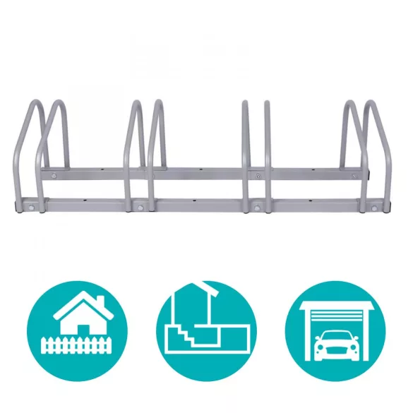 Outdoor Bike Rack for 4 Bicycles