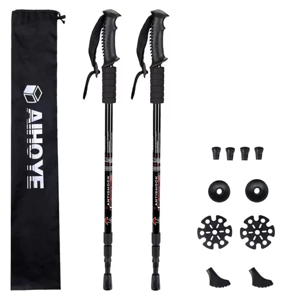 Telescopic Trekking Poles, 1 Pair
