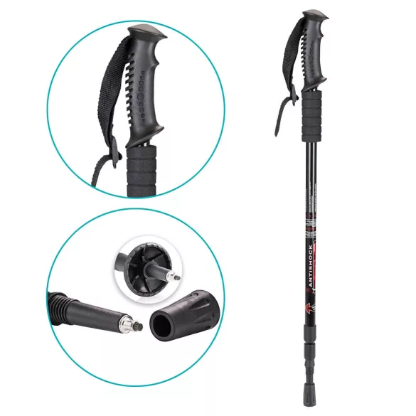 Telescopic Trekking Poles, 1 Pair
