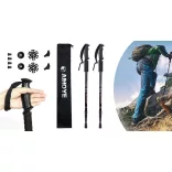 Telescopic Trekking Poles, 1 Pair