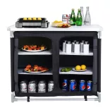 Portable Shelf Storage for Camping