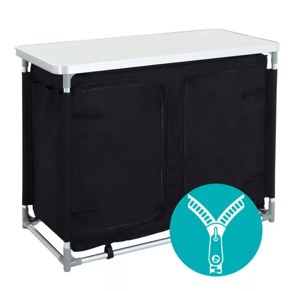 Portable Shelf Storage for Camping