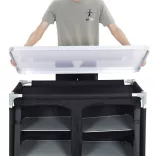 Portable Shelf Storage for Camping
