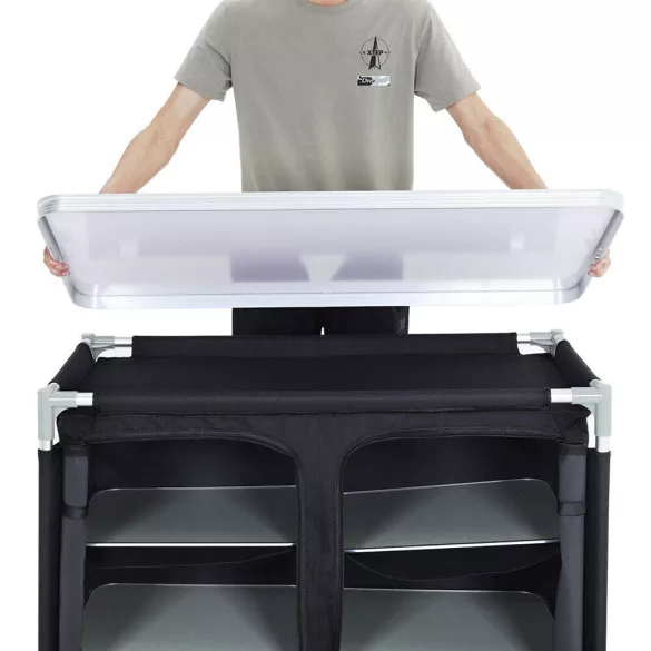 Portable Shelf Storage for Camping