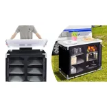 Portable Shelf Storage for Camping