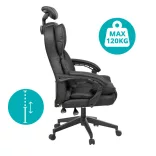 Lux Executive Swivel Chair, Multiple Types - Black