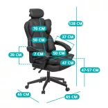 Lux Executive Swivel Chair, Multiple Types - Black