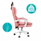Lux Executive Swivel Chair, Multiple Types - Pink