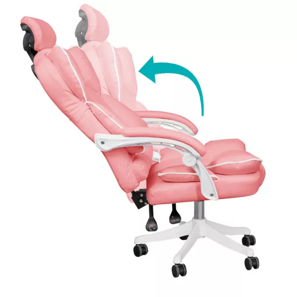 Lux Executive Swivel Chair, Multiple Types - Pink