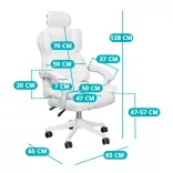Lux Executive Swivel Chair, Multiple Types - White