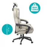 Lux Executive Swivel Chair, Multiple Types - Grey