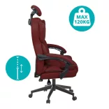 Lux Executive Swivel Chair Burgundy