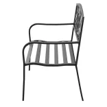Garden bench, multiple types - leaf design