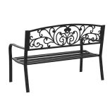Garden bench, multiple types - leaf design
