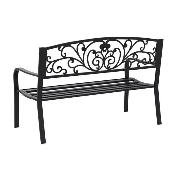 Garden bench, multiple types - leaf design