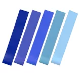 5-piece resistance band set, various types - blue