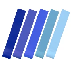 5-piece resistance band set, various types - blue