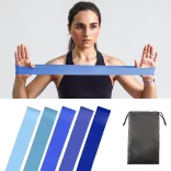 5-piece resistance band set, various types - blue