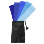 5-piece resistance band set, various types - blue