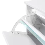 3-Piece Shoe Cabinet in White