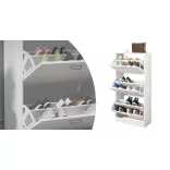 3-Piece Shoe Cabinet in White