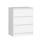3 Drawer Chest White 60*77*40 cm