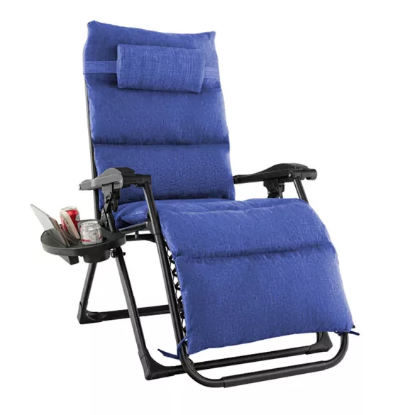 Padded Zero Gravity Chair, Multiple Colors - Blue