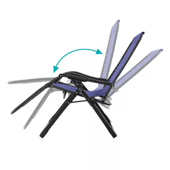 Padded Zero Gravity Chair, Multiple Colors - Blue