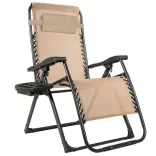 Padded Zero Gravity Chair, Multiple Colors - Beige