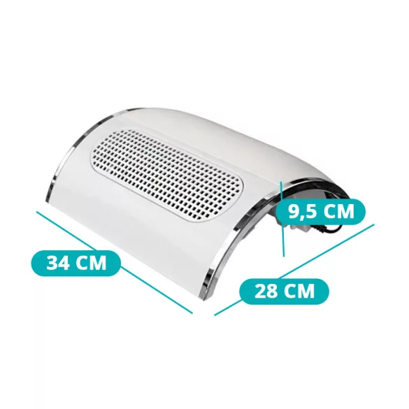 Electric Nail Dust Collector with 3 Fans