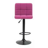Fabric Upholstered Bar Stool Set of 2, Multiple Colors - Pink