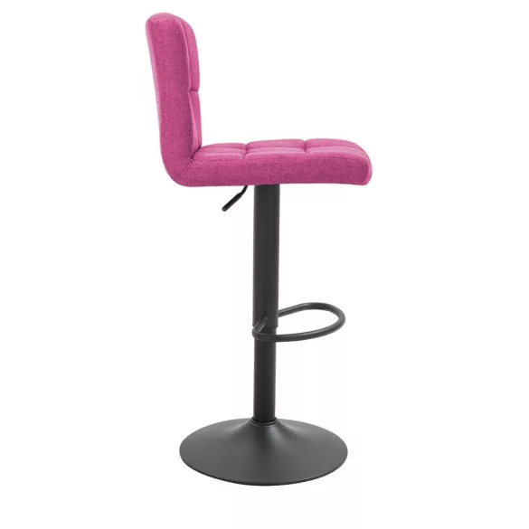 Fabric Upholstered Bar Stool Set of 2, Multiple Colors - Pink