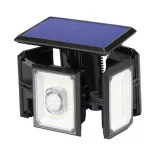 5-panel Rotatable 300LED Solar Lamp
