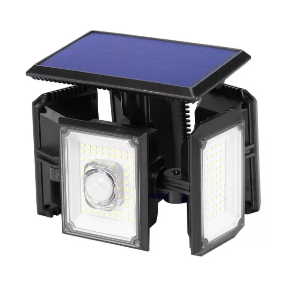 5-panel Rotatable 300LED Solar Lamp