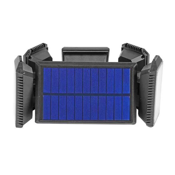 5-panel Rotatable 300LED Solar Lamp