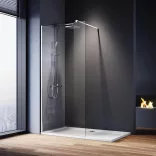 Walk-in 8 mm Tempered Glass Shower Screen, 80x200cm