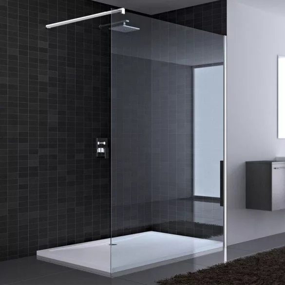 Walk-in 8 mm Tempered Glass Shower Screen, 120x200cm
