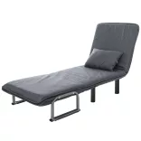 2-in-1 Armchair Bed, Multiple Colors - Dark Gray