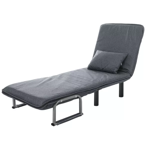 2-in-1 Armchair Bed, Multiple Colors - Dark Gray