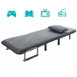 2-in-1 Armchair Bed, Multiple Colors - Dark Gray