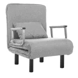 2-in-1 Armchair Bed, Multiple Colors - Light Grey