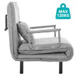 2-in-1 Armchair Bed, Multiple Colors - Light Grey