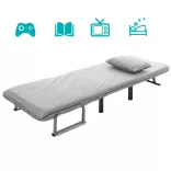 2-in-1 Armchair Bed, Multiple Colors - Light Grey