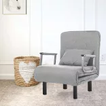 2-in-1 Armchair Bed, Multiple Colors - Light Grey