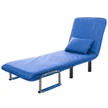 2-in-1 Armchair Bed, Multiple Colors - Blue