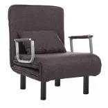 2-in-1 Armchair Bed, Multiple Colors - Brown