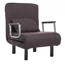 2-in-1 Armchair Bed, Multiple Colors - Brown