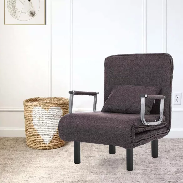 2-in-1 Armchair Bed, Multiple Colors - Brown