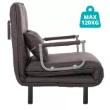 2-in-1 Armchair Bed, Multiple Colors - Brown