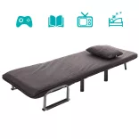 2-in-1 Armchair Bed, Multiple Colors - Brown